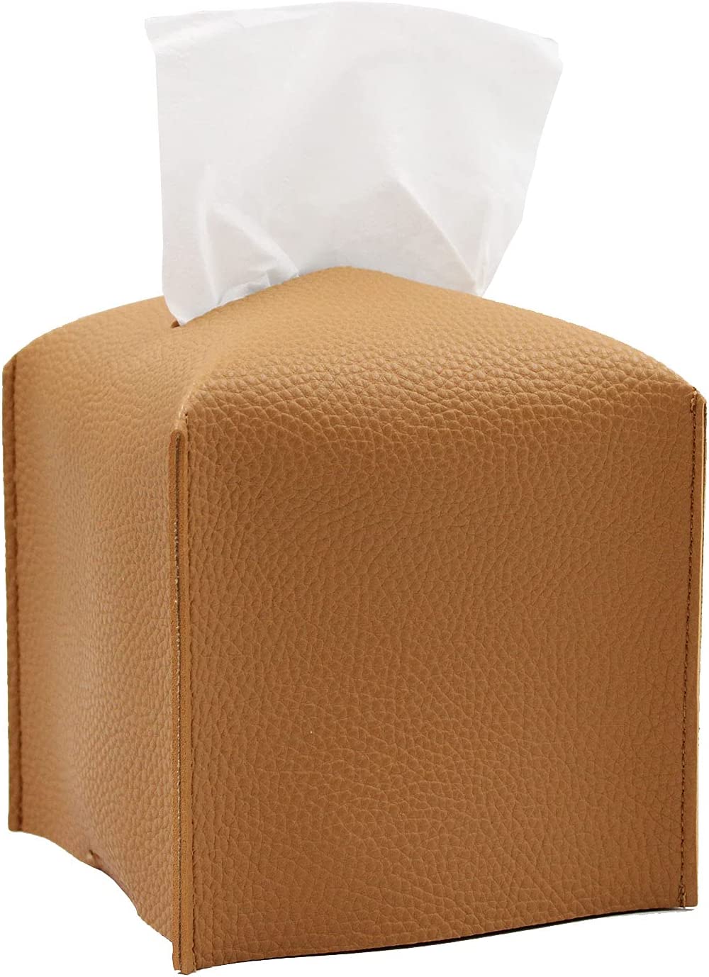 Square Faux Leather Tissue Box Cover – Smith & York Co.